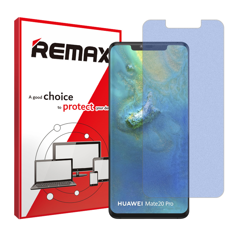 محافظ صفحه نمایش مات ضداشعه آبی ریمکس مدل Resistant مناسب برای گوشی موبایل هوآوی Mate 20 Pro