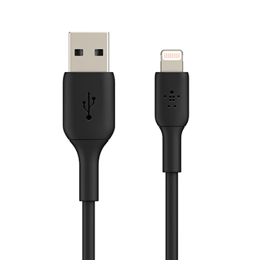  کابل تبدیل USB به لایتنینگ مدل BoostCharge CAA001bt0M طول 1 متر بسته دو عددی-مشکی