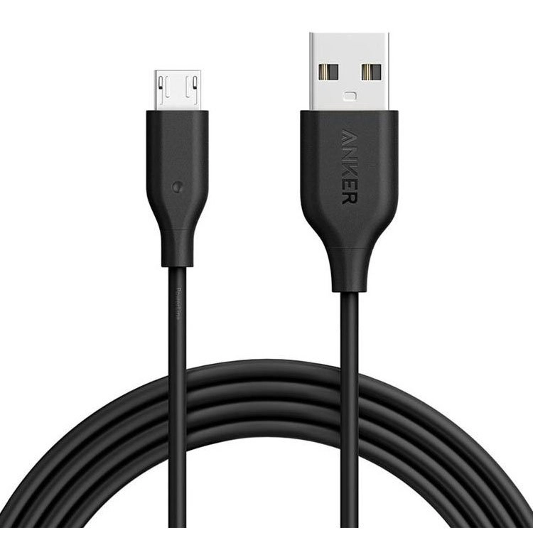 کابل تبدیل USB به microUSB انکر مدل A8133 PowerLine طول 1.8 متر