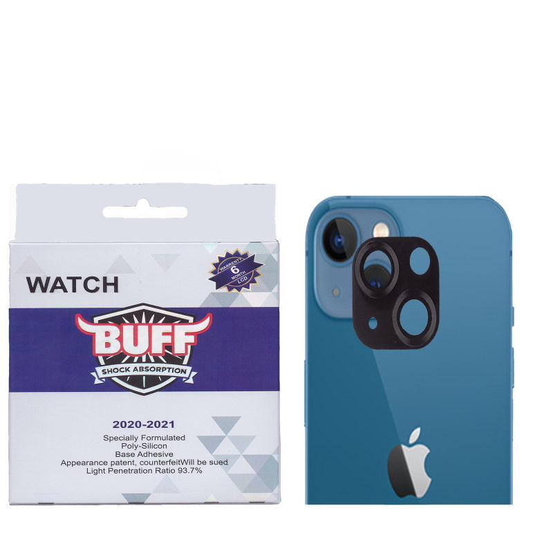 محافظ لنز دوربین گوشی اپل iPhone 13 Mini بوف مدل 3D-Pro -آبی