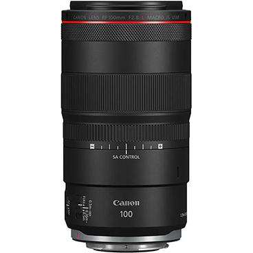 لنز دوربین کانن مدل RF 100mm f/2.8 L Macro IS USM با لوازم جانبی