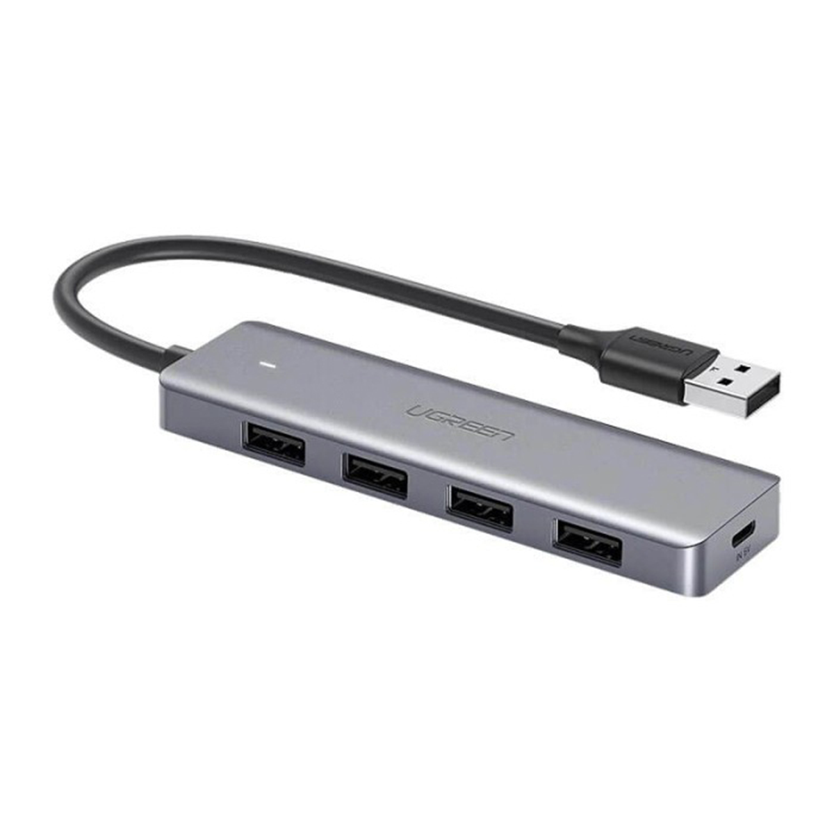 هاب USB-A یوگرین 4 پورت CM219 مدل 50985-خاکستری