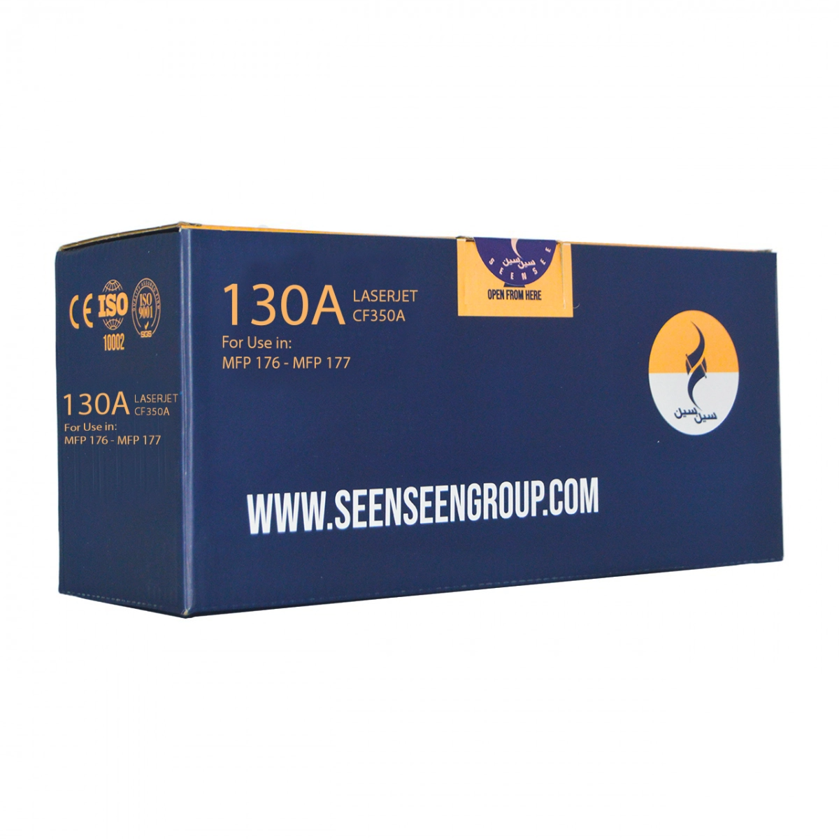 کارتریج سین سین طرح HP 130A آبی-آبی