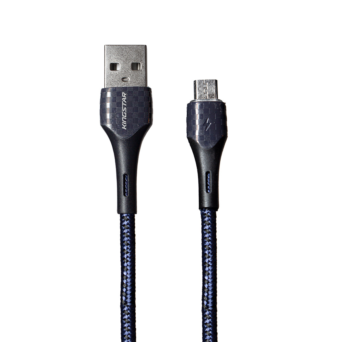 کابل شارژ microUSB کینگ استار مدل K02a-آبی کبود