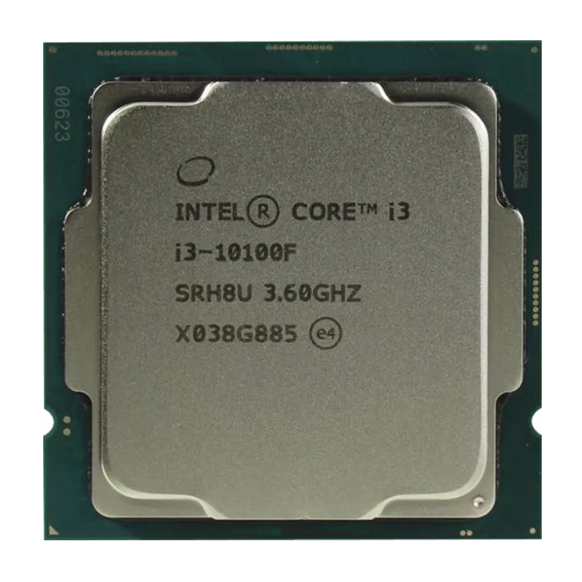 سی پی یو اینتل مدل Core i3 10100F Tray-نقره‌ای