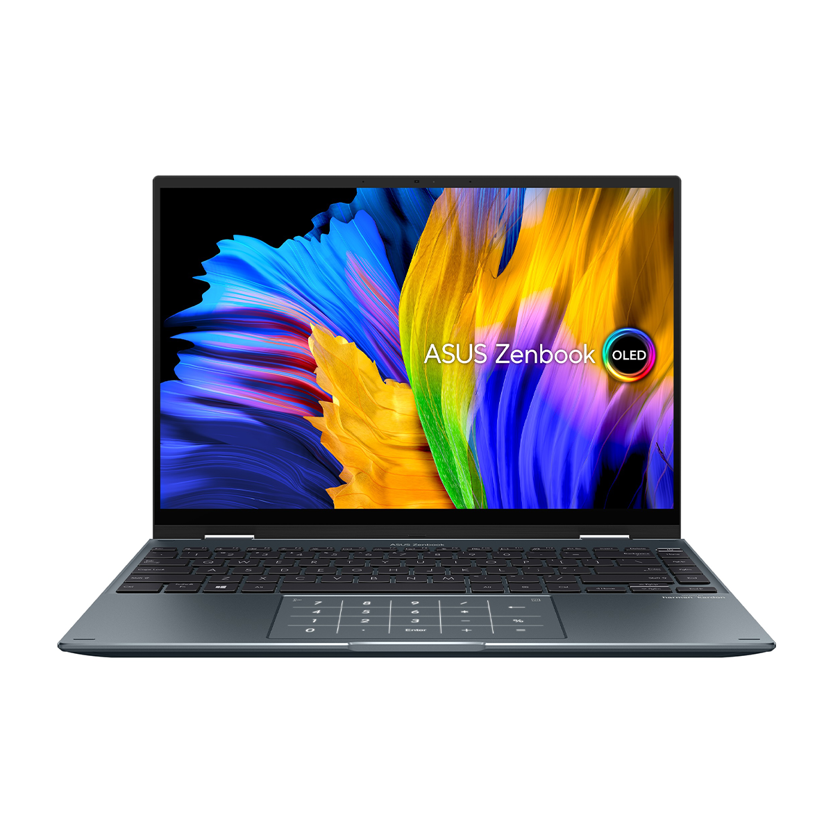 لپ تاپ ایسوس 14 اینچی مدل Zenbook 14 Flip OLED UP5401EA i7 1165G7 16GB 1TB SSD