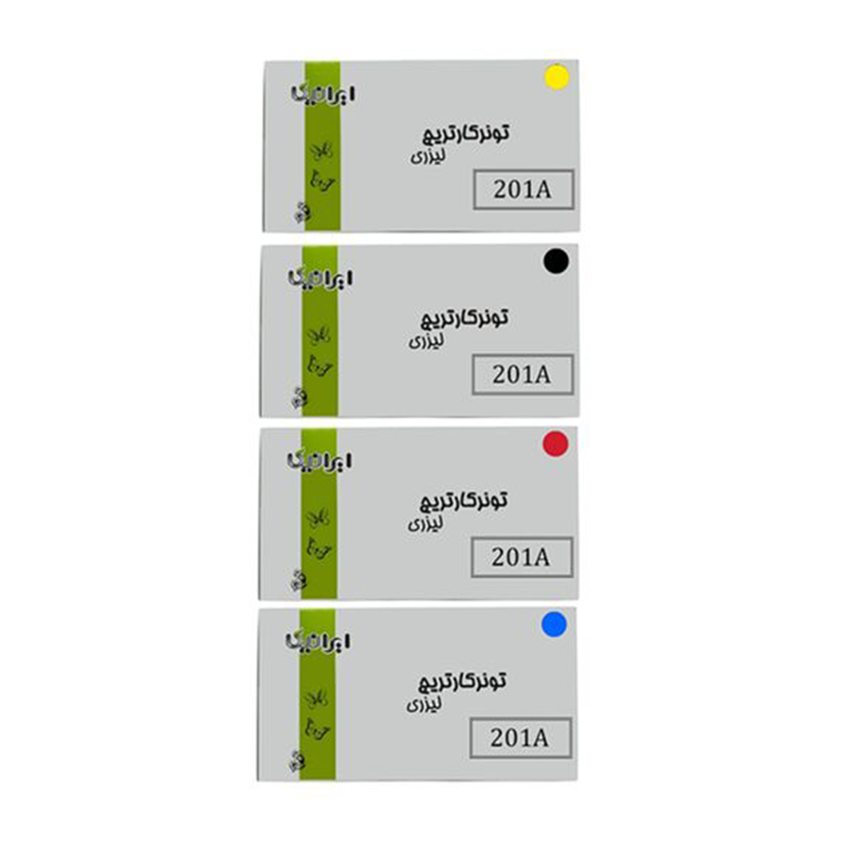 کارتریج ایرانیکا طرح Hp 201A ست چهار رنگ-چند رنگ 