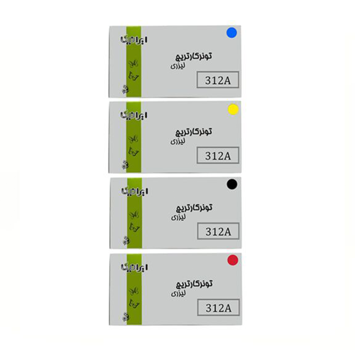 کارتریج ایرانیکا طرح Hp 312ASET ست چهار رنگ-چند رنگ 