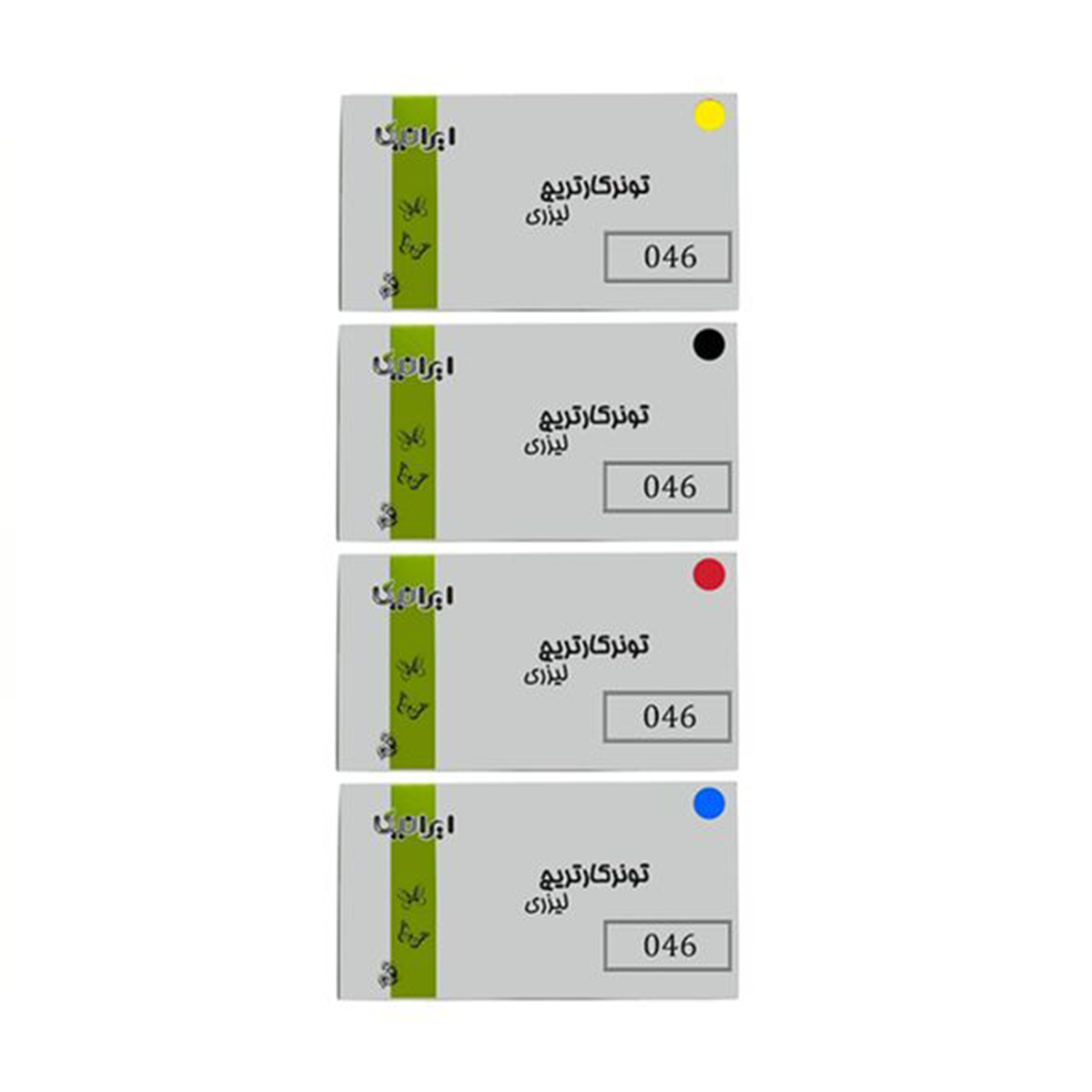 کارتریج ایرانیکا طرح کانن 046SET-IR ست چهار رنگ-چند رنگ 
