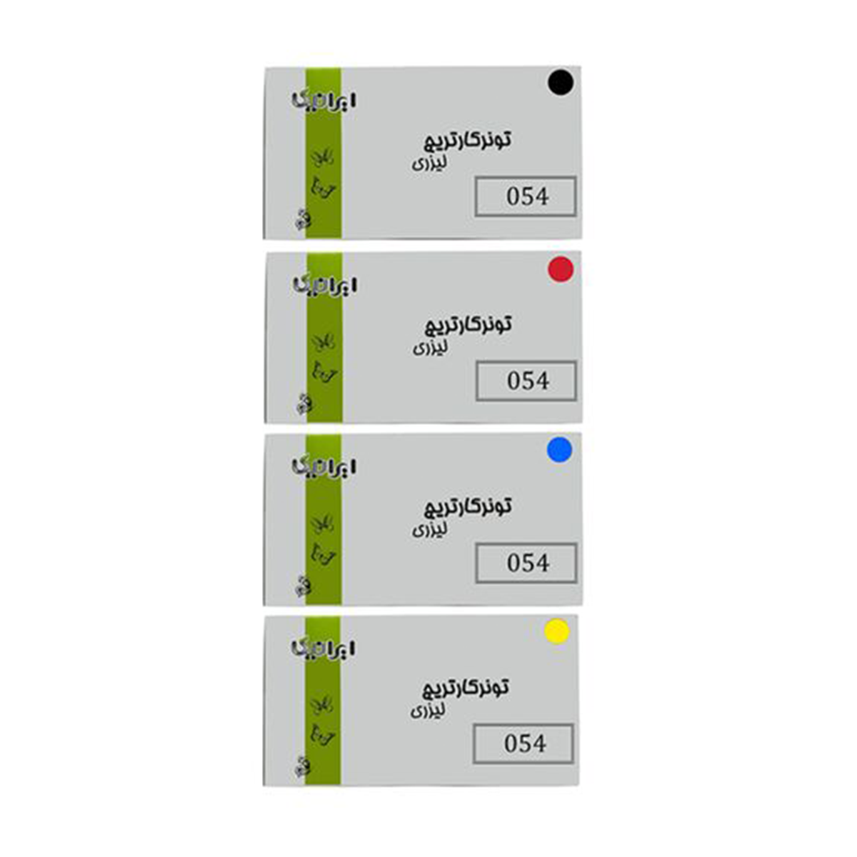 کارتریج ایرانیکا طرح کانن 054SET-IR ست چهار رنگ-چند رنگ 