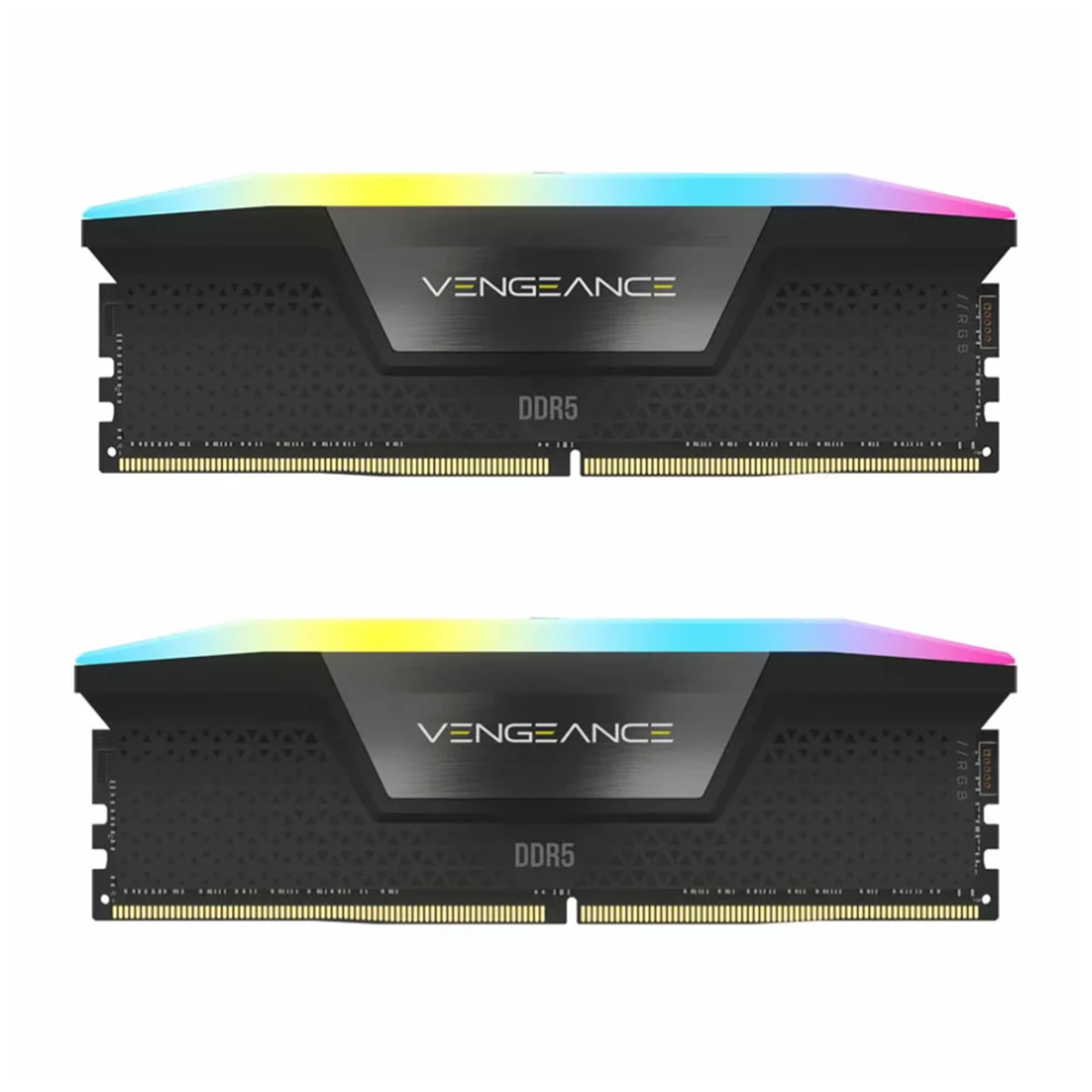 رم کامپیوتر DDR5 دو کاناله 7200 مگاهرتز CL34 کورسیر مدل VENGEANCE RGB ظرفیت 32 گیگابایت-مشکی