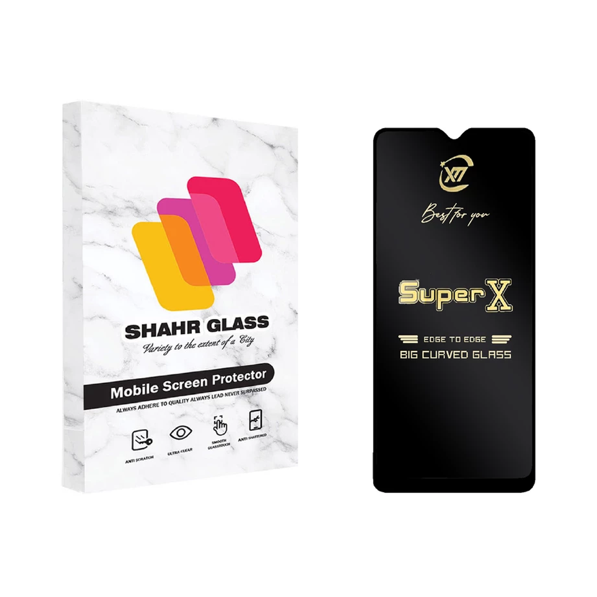 گلس گوشی سامسونگ Galaxy M21 / M21s / M21 2021 شهر گلس مدل SUPERX-مشکی