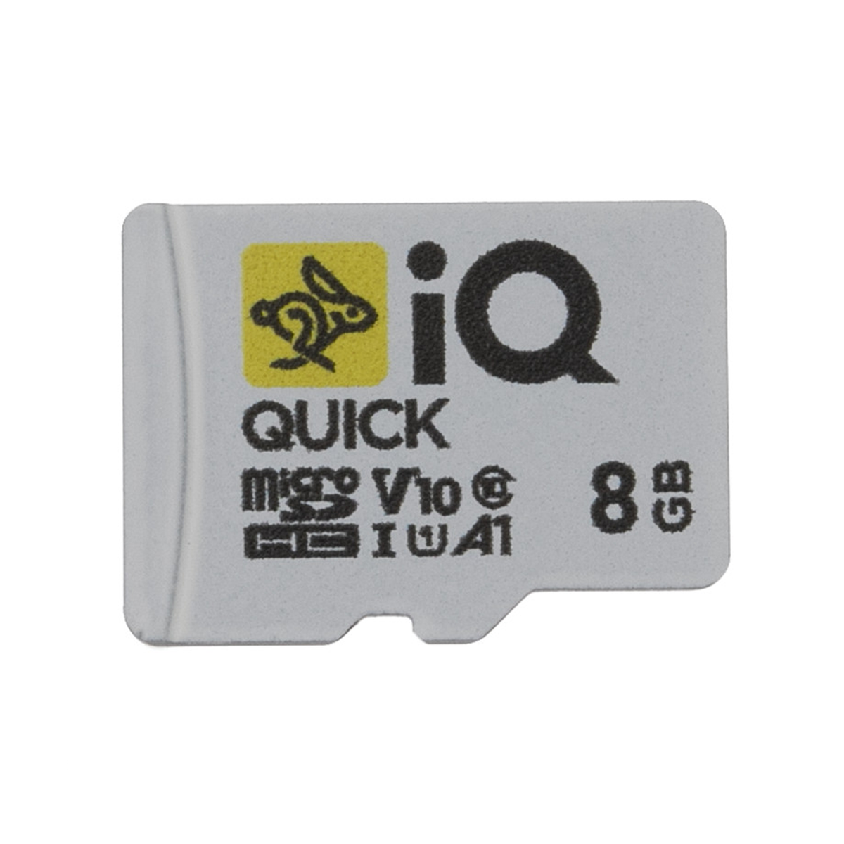 کارت حافظه‌ microSDHC آی کیو کلاس 10 استاندارد U1 مدل V10 A1 ظرفیت 8 گیگابایت-سفید