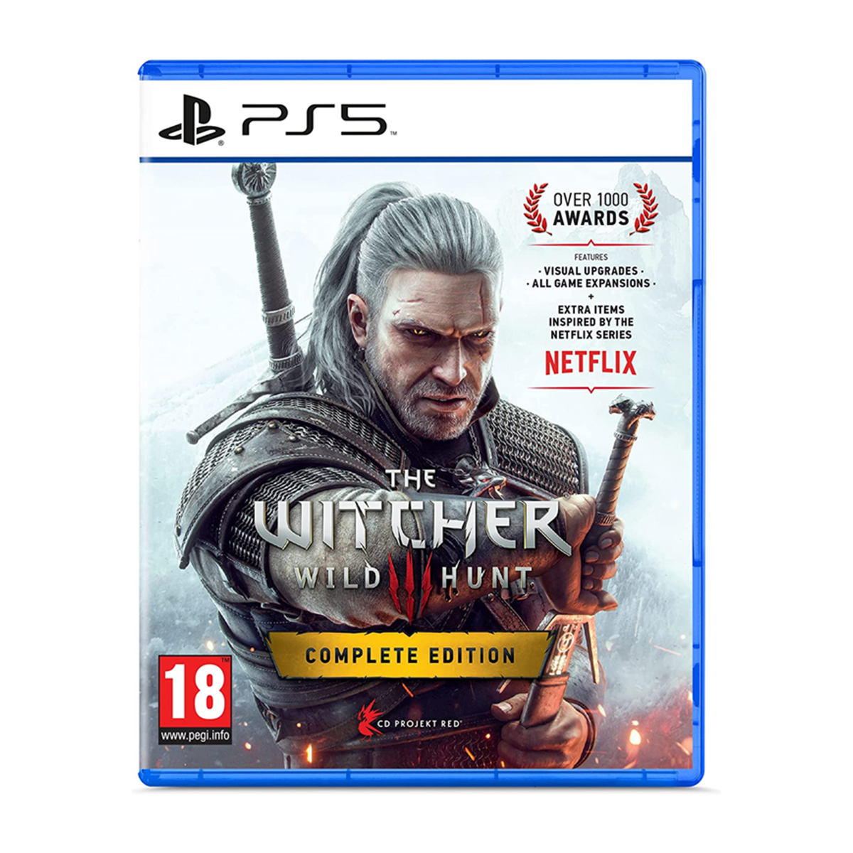 بازی The Witcher 3 Wild Hunt برای PS5-مشکی