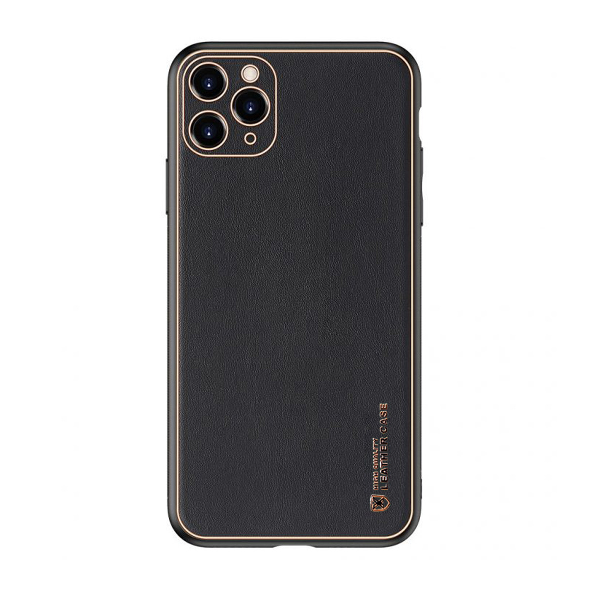 قاب گوشی اپل iPhone 12 Pro اپیکوی مدل Leather Case-مشکی