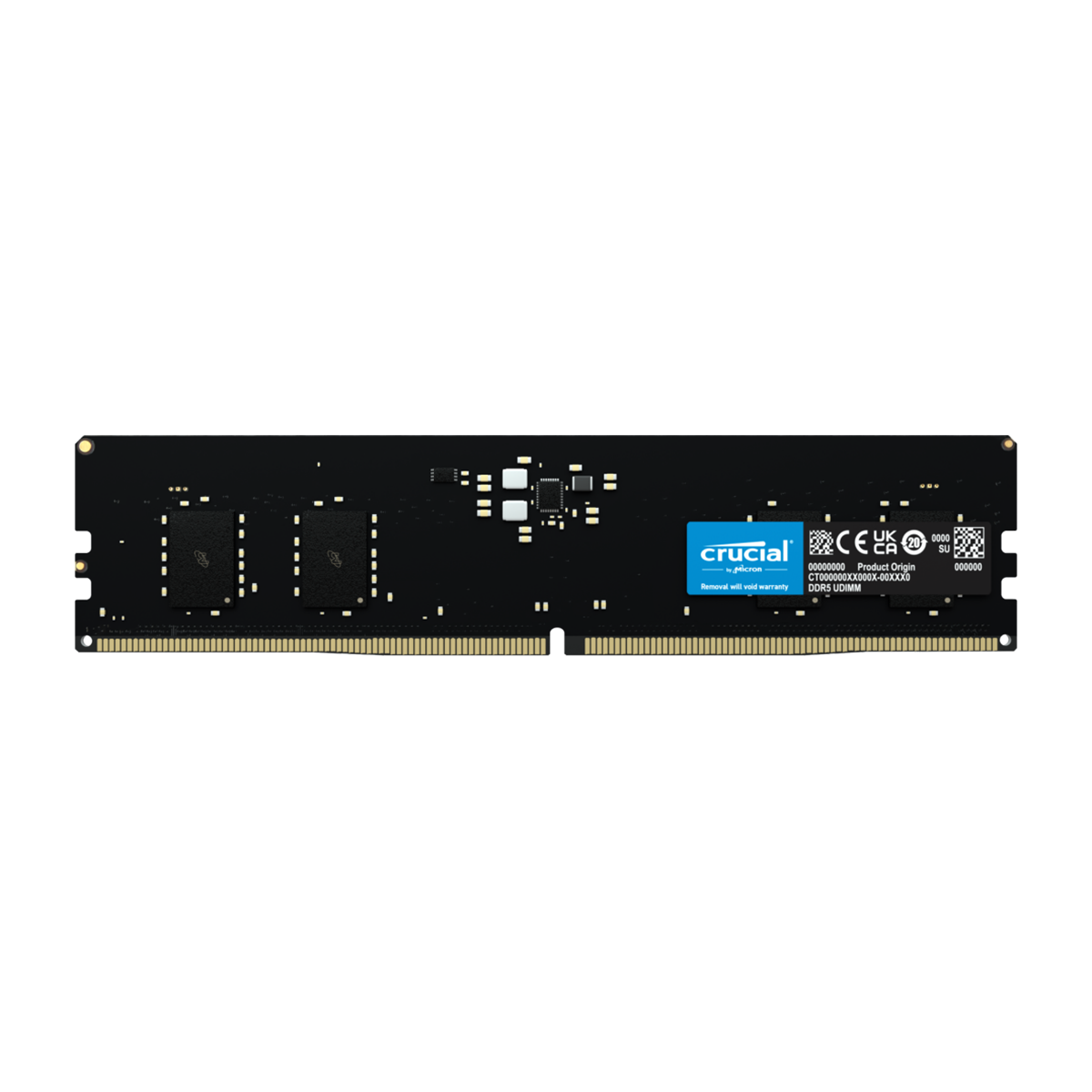 رم کامپیوتر DDR5 تک کاناله 4800 مگاهرتز CL40 کروشیال مدل CT8G48C40U5 ظرفیت 8 گیگابایت