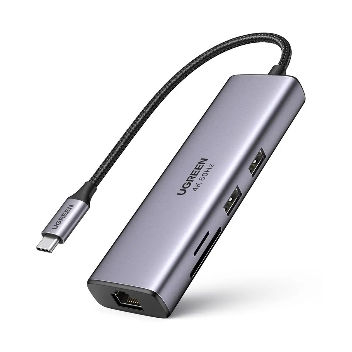 هاب USB-C یوگرین 7 پورت مدل CM512 90568-خاکستری