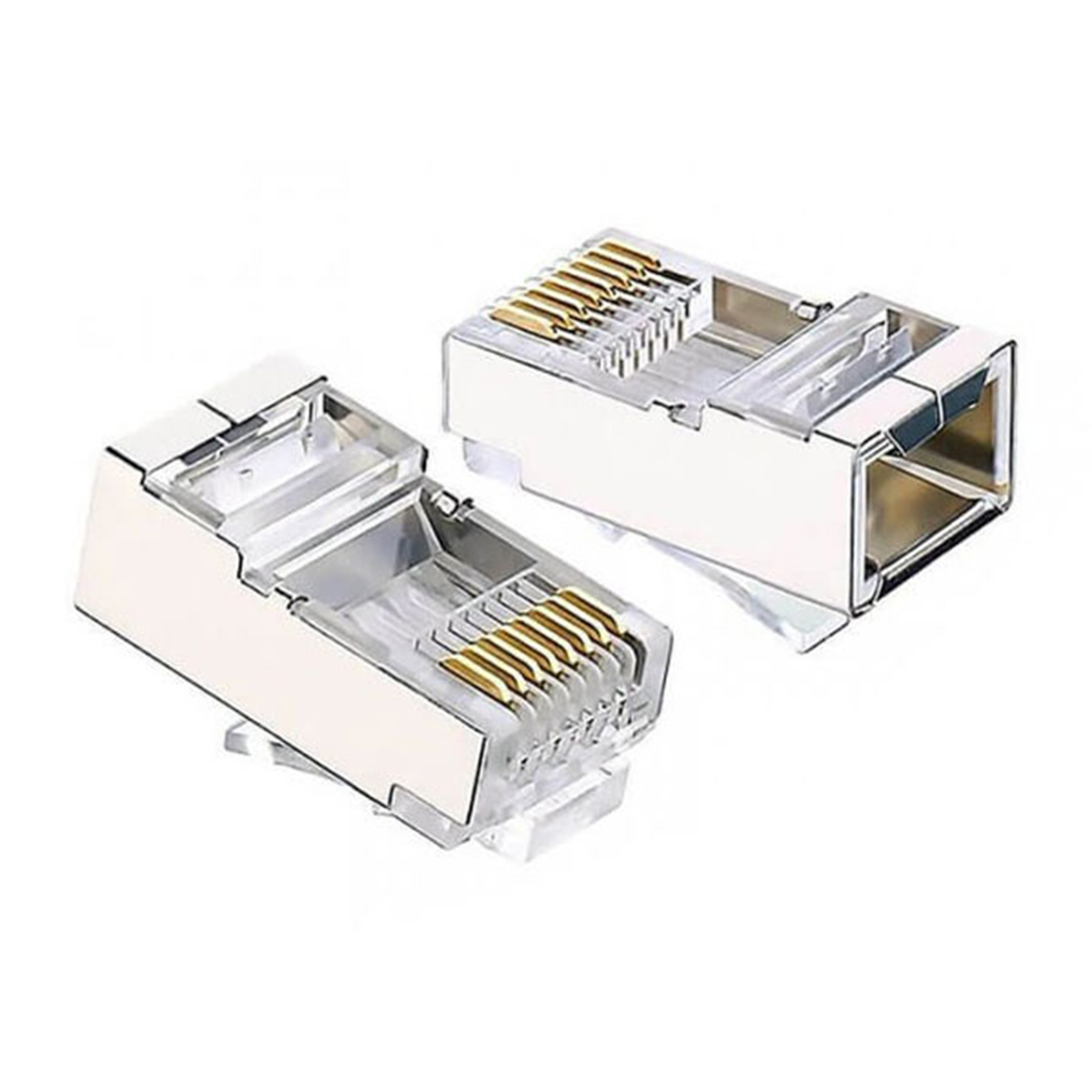 کانکتور Rj45 UTP Cat6 یوگرین مدل NW111 50248-نقره‌ای