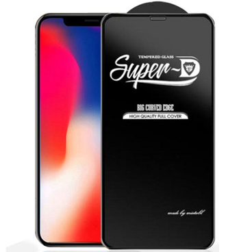  محافظ صفحه نمایش(گلس) Super D گوشی موبایل اپل iPhone 12 Pro Max-مشکی