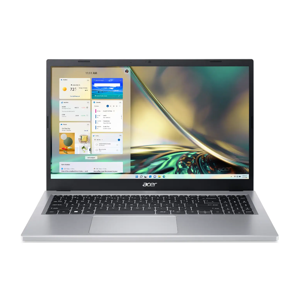 لپ تاپ ایسر 15.6 اینچی مدل Aspire 3 A315 R7 5700U 8GB 512GB-نقره‌ای