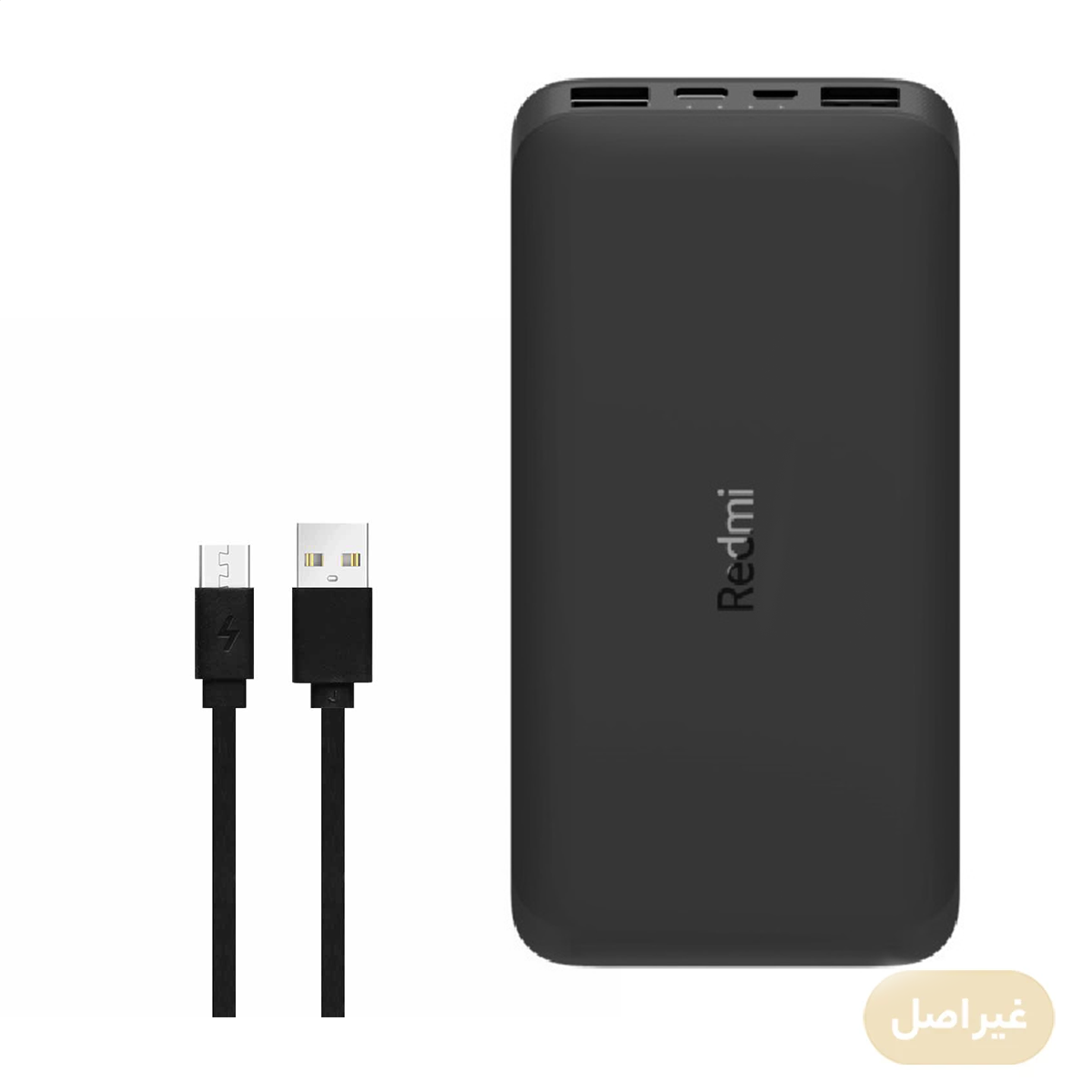 پاوربانک مدل Redmi PB100LZM ظرفیت 10000 میلی آمپر ساعت به همراه کابل microUSB طرح شیائومی