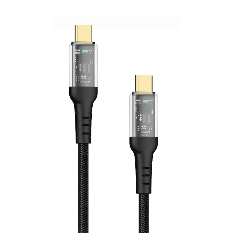 کابل تبدیل USB-CبهUSB-C پرووان مدل PCC113 60W PD طول 1متر