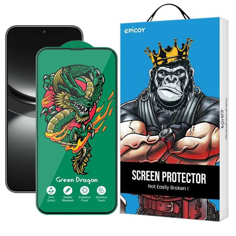 محافظ صفحه نمایش اپیکوی مدل Green Dragon ExplosionProof مناسب برای گوشی موبایل هوآوی Nova 12/ Nova 12 Lite/ Nova 11 SE/10 SE/ 9SE 5G/ 9SE/