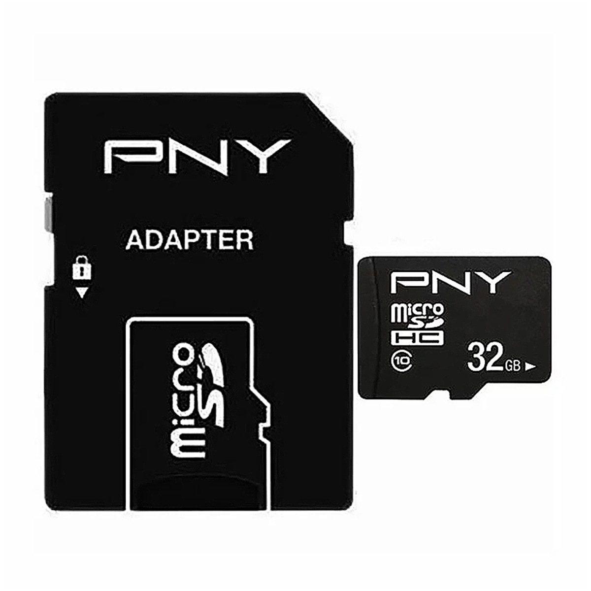 کارت حافظه MicroSDHC پی ان وای مدل Performance Plus کلاس 10 ظرفیت 32 گیگابایت به همراه آداپتور SD