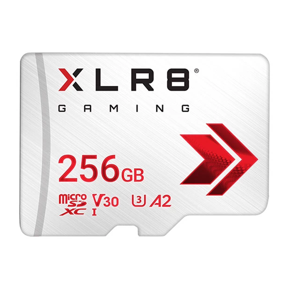 کارت حافظه MicroSDXC پی ان وای مدل XLR8 Gaming کلاس 10 V30 ظرفیت 256 گیگابایت-سفید