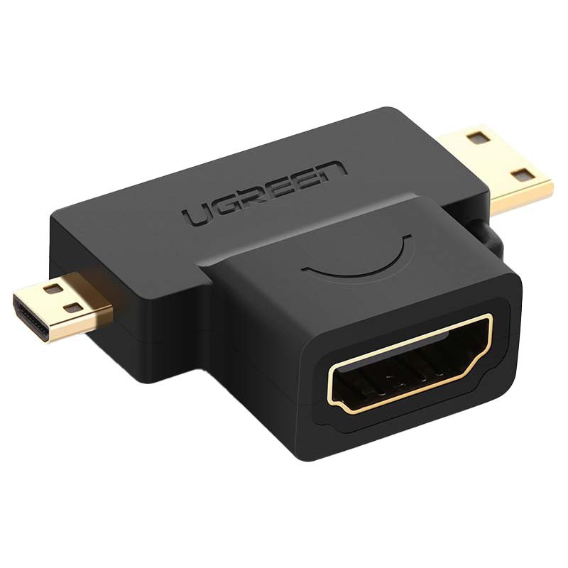 مبدل Micro HDMI به Mini HDMI /HDMI یوگرین مدل HD129