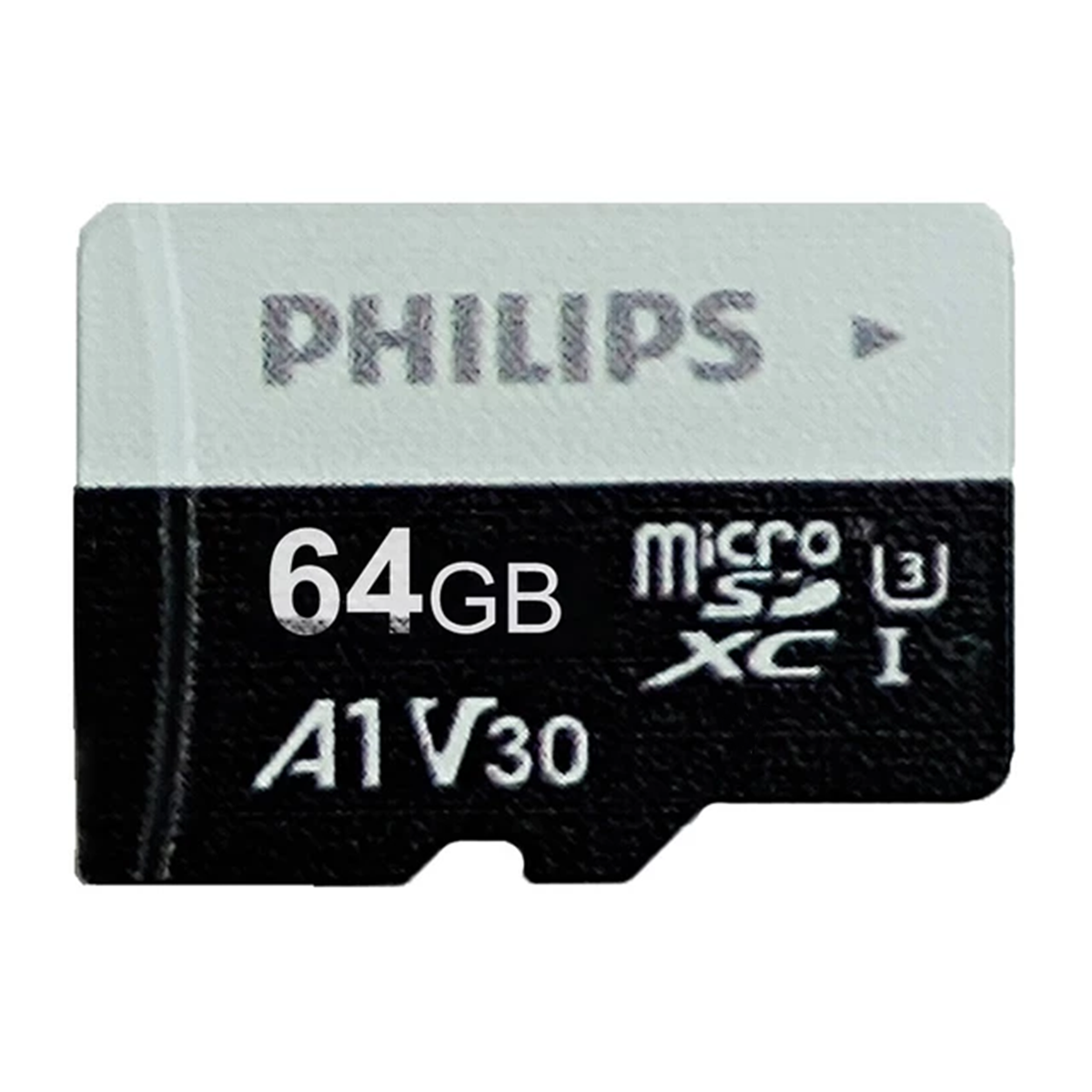 کارت حافظه microSDXC فیلیپس مدل A1-V30 کلاس 10 استاندارد UHS-I U3 سرعت 80MBps ظرفیت 64 گیگابایت