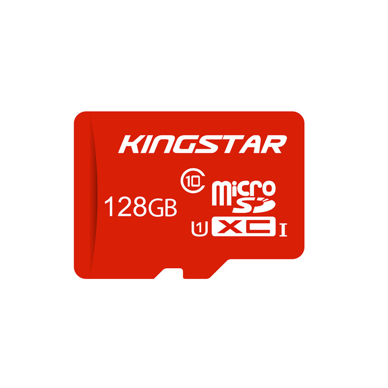 کارت حافظه microSDXC کینگ استار مدل 580X کلاس 10 استاندارد UHS-I U1 سرعت 85MBps ظرفیت 128 گیگابایت-قرمز