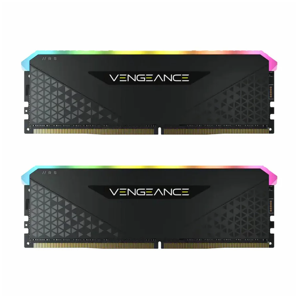 رم کامپیوتر DDR4 دو کاناله 3200 مگاهرتز CL18 کورسیر مدل VENGEANCE RGB RS ظرفیت 32 گیگابایت