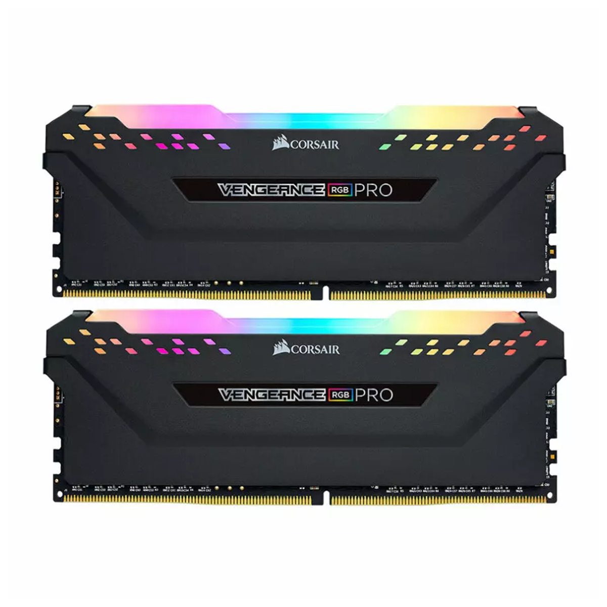 رم کامپیوتر DDR4 دو کاناله 3600 مگاهرتز CL16 کورسیر مدل VENGEANCE RGB PRO ظرفیت 16 گیگابایت