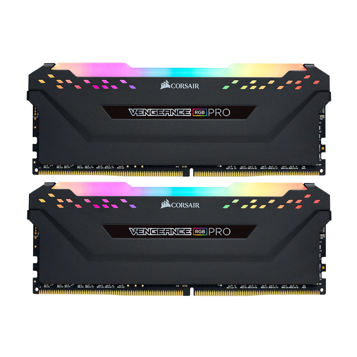 رم کامپیوتر DDR4 دو کاناله 3600 مگاهرتز CL16 کورسیر مدل VENGEANCE RGB PRO ظرفیت 32 گیگابایت