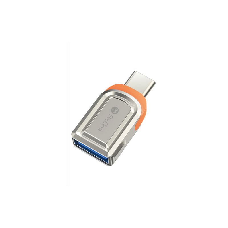 مبدل USB به تایپ سی پرووان مدل PCO11-نقره‌ای