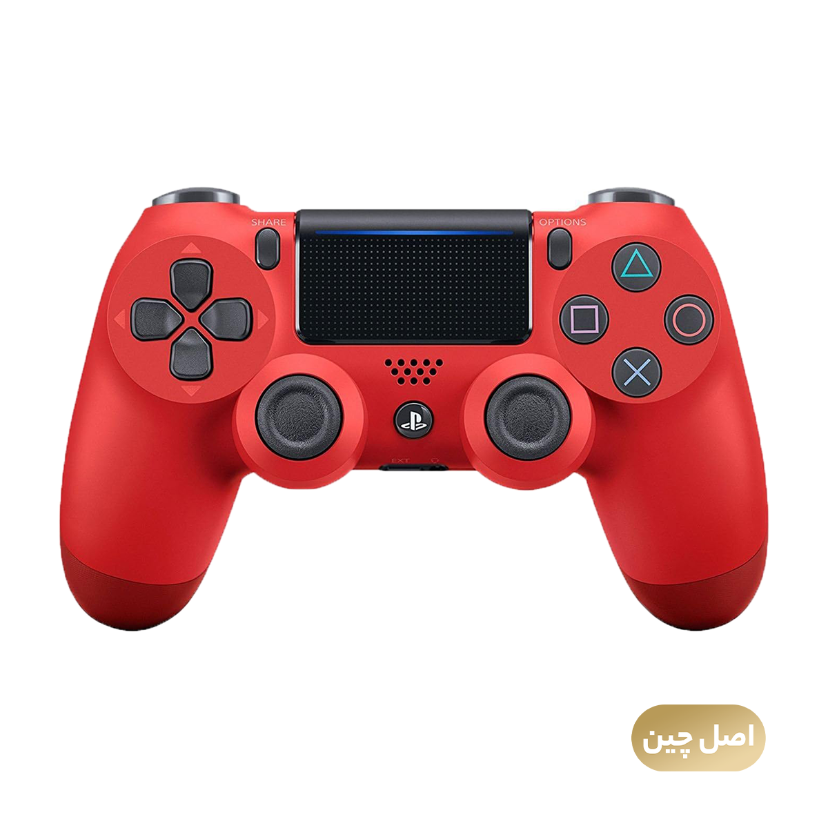 دسته PS4 قرمز مدل DUALSHOCK - های کپی-قرمز