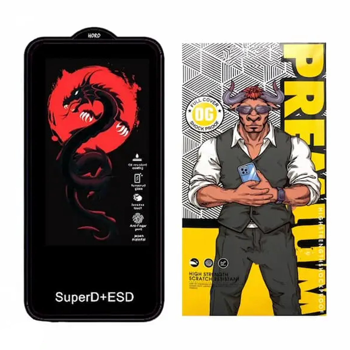 گلس گوشی شیائومی Redmi Note 13 Pro 5G اوجی مدل Dragon SuperD+ESD