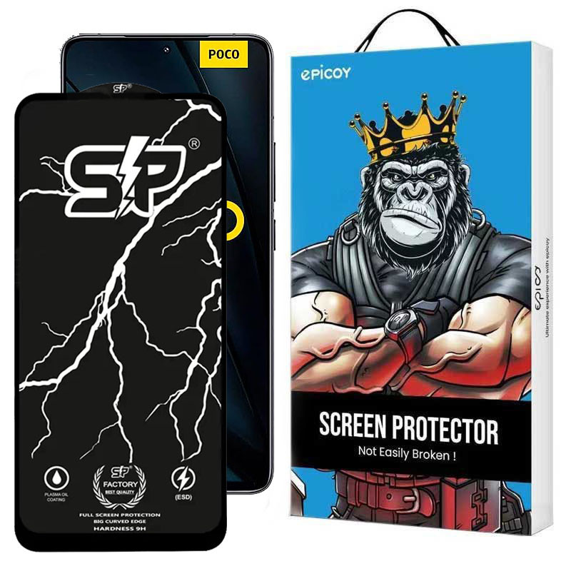 محافظ صفحه نمایش گوشی شیائومی Poco F6 Pro-Poco F6-Turbo 3 اپیکوی مدل SP Factory-بی رنگ شفاف