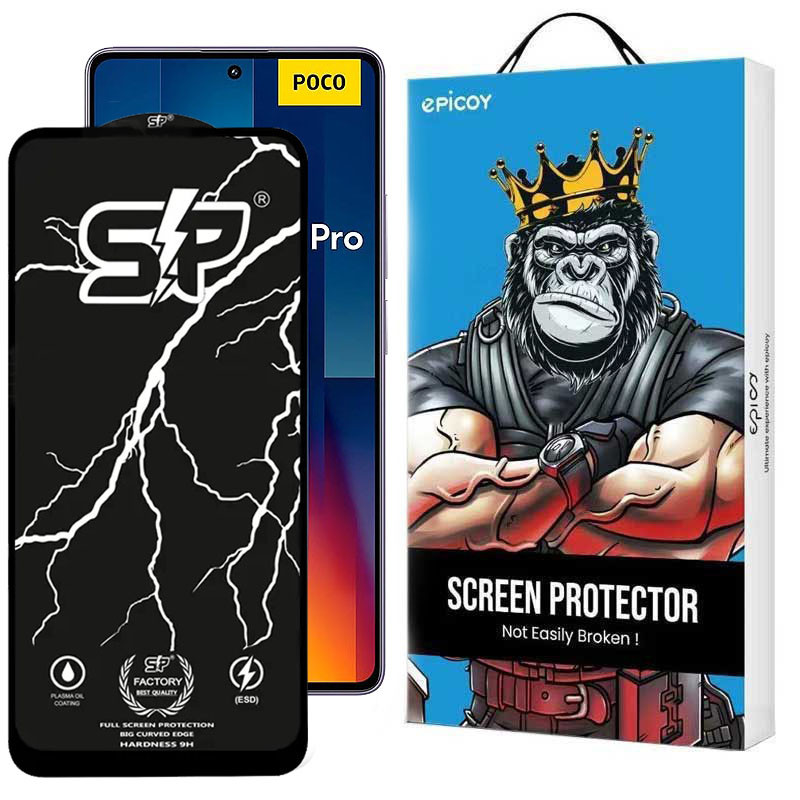 محافظ صفحه نمایش گوشی شیائومی Poco M6 Pro 4G- X6 Pro 5G- X6 5G- X5 Pro- X5- X4 Pro 5G- X3 Pro- X3 NFC- X3 اپیکوی مدل SP Factory-بی رنگ شفاف