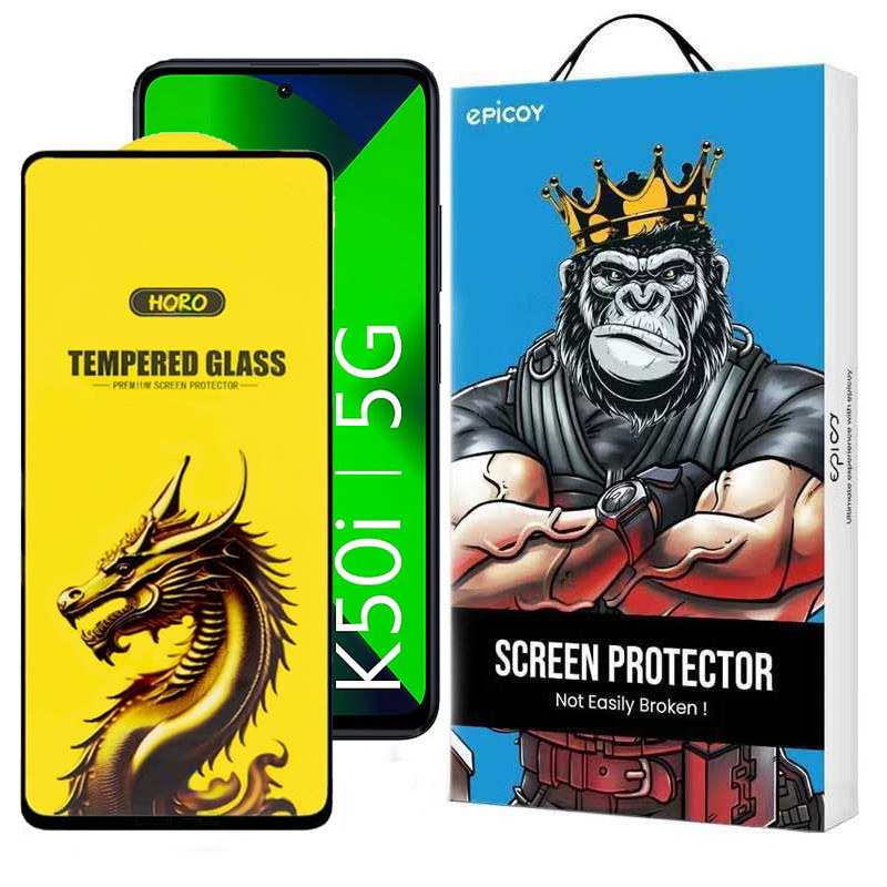 گلس گوشی شیائومی Redmi K50i- Note 11 5G (China)- Note 10 Pro 5G(China) اپیکوی مدل Golden Dragon-بی رنگ