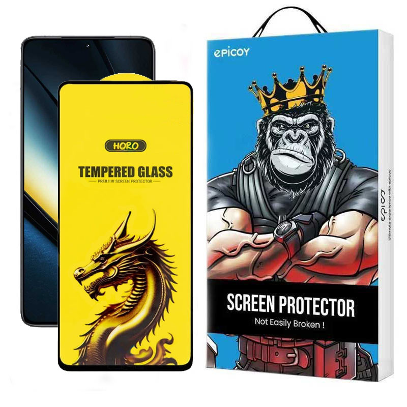 گلس گوشی شیائومی Redmi Note 12 Turbo- Note 12 Pro 5G- Note 12 Explorer- Note 12 Discovery- Note 12 Pro Speed اپیکوی مدل Golden Dragon-بی رنگ