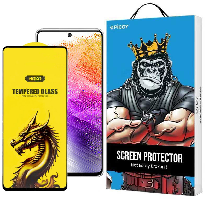 گلس گوشی سامسونگ Galaxy A73 5G-A72-A71-M54-M53-M52 5G-M51 اپیکوی مدل Golden Dragon-بی رنگ