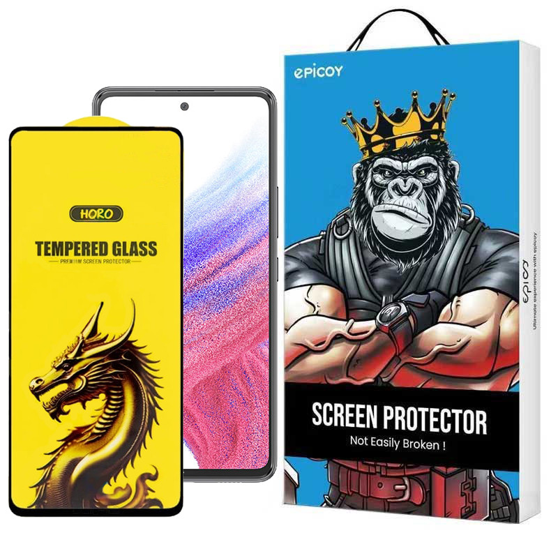 گلس گوشی سامسونگ Galaxy A53 5G-A52s 5G-A52 5G-A51 4G-5G اپیکوی مدل Golden Dragon-بی رنگ