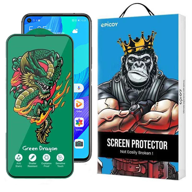 گلس گوشی هوآوی Nova 5T اپیکوی مدل Green Dragon ExplosionProof-بی رنگ