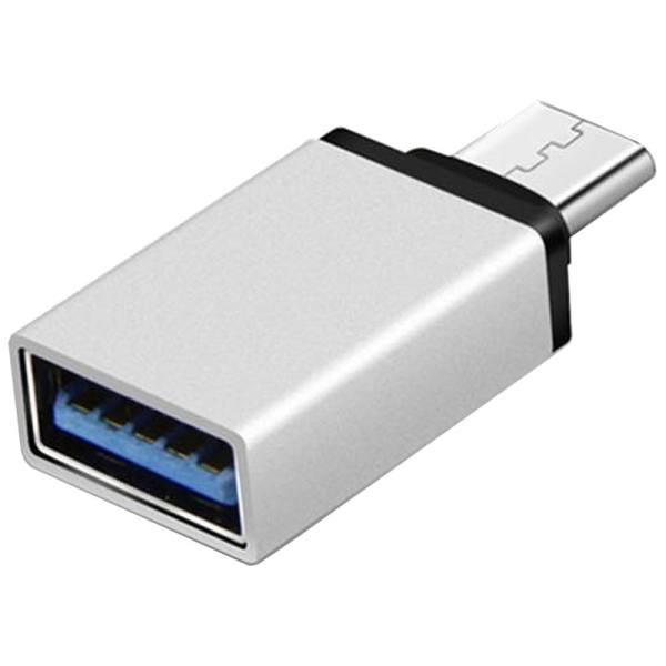 مبدل OTG USB-C مچر مدل MR-135-نقره‌ای