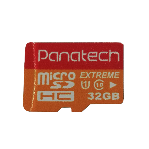 کارت حافظه microSDHC پاناتک مدل Extreme کلاس 10 استاندارد UHS-I U1 سرعت 30MBps ظرفیت 32 گیگابایت-قرمز