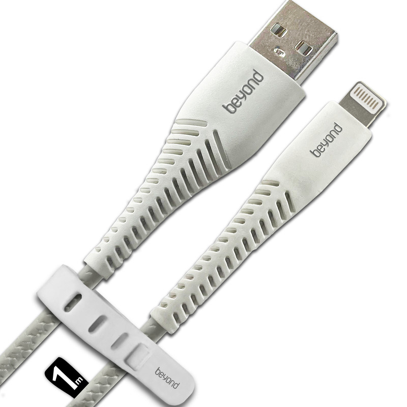 کابل تبدیل USB به لایتنینگ بیاند مدل BUL-301LT CHARGE DATA طول 1 متر-سفید