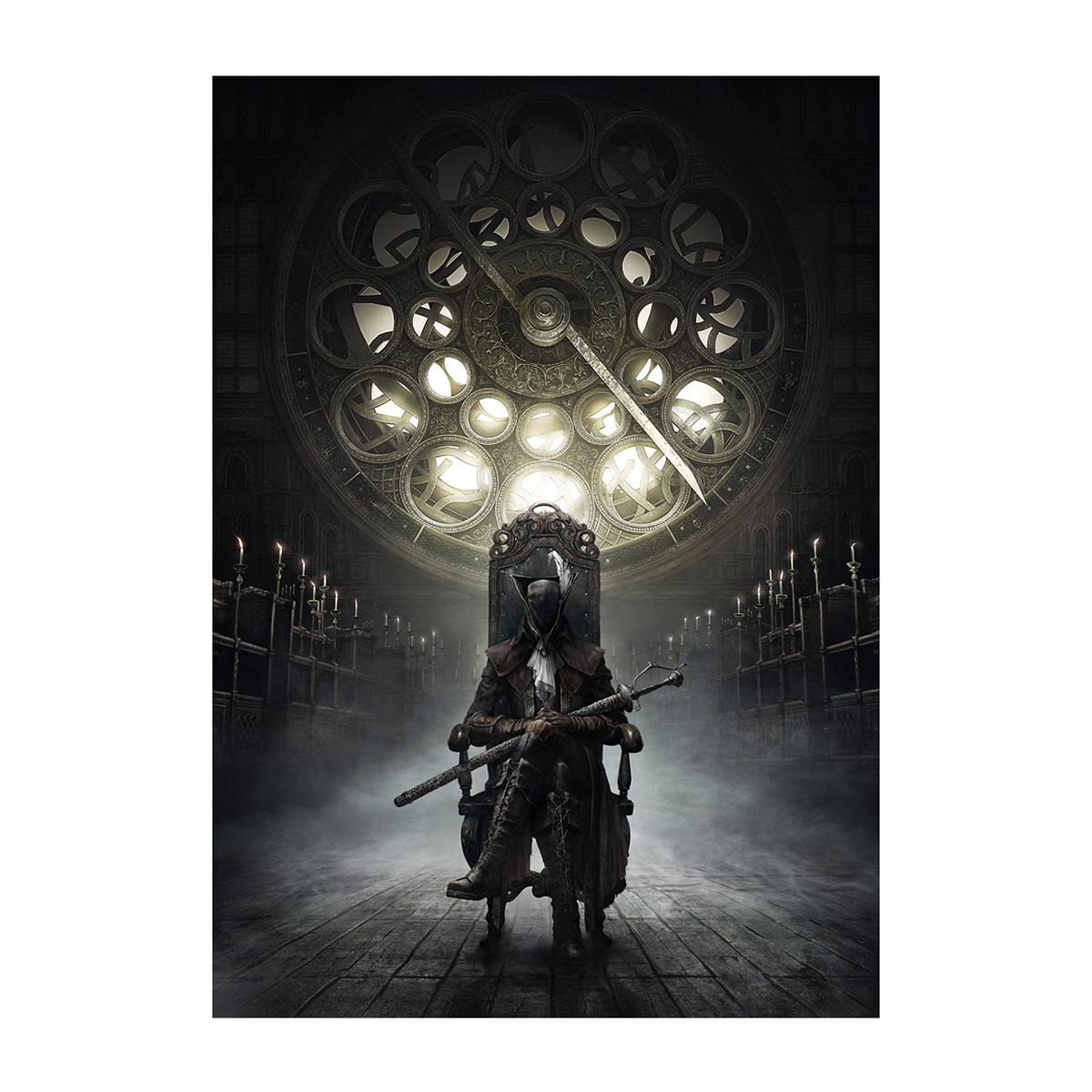 متال پوستر گیمینگ بلادبورن BloodBorne کد Bloodborne-N601-خاکستری