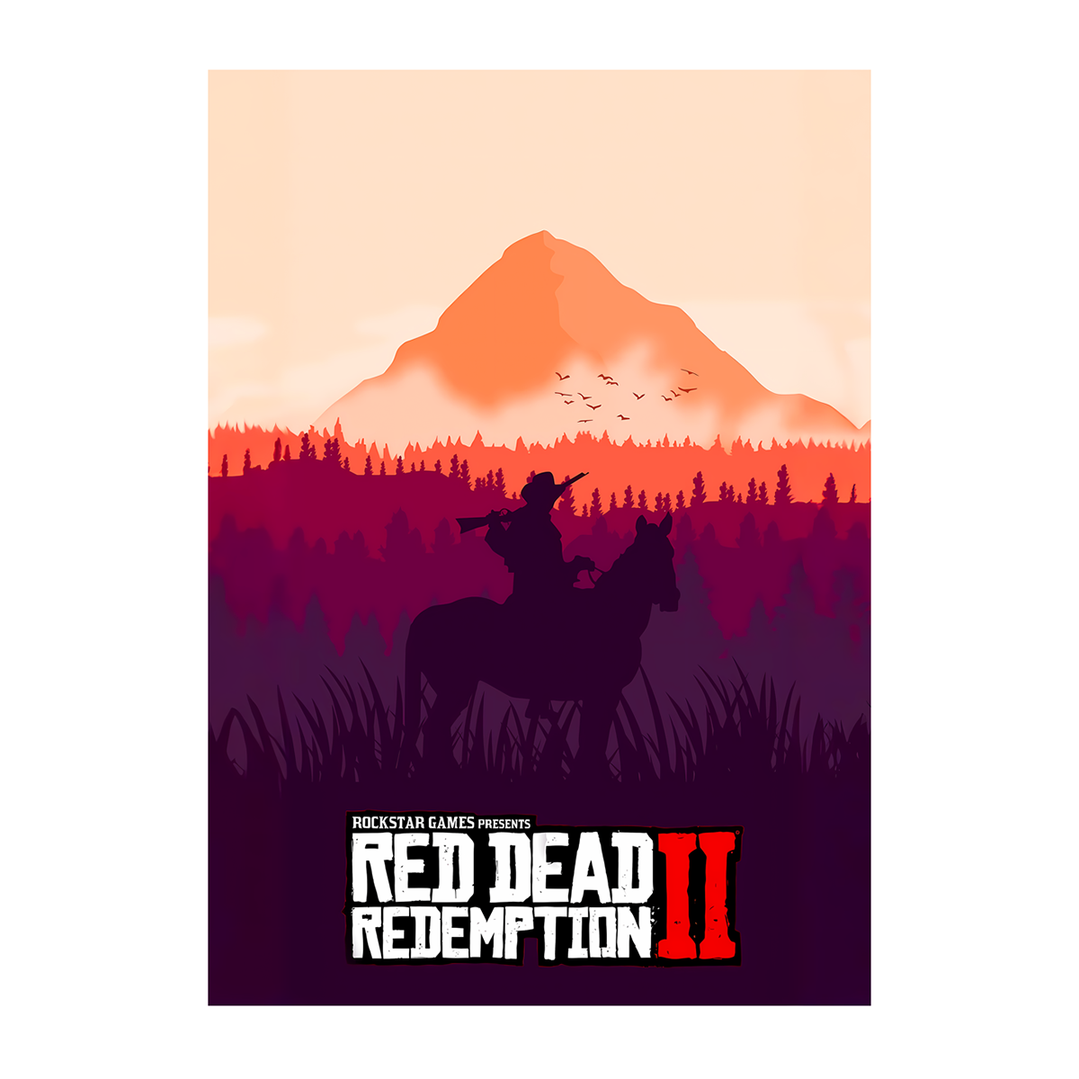 متال پوستر گیمینگ رد دد RedDeadRedemption کد N207